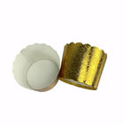 Embossed Aluminum Foil Round Baking Trays Cupcake Paper Cups
