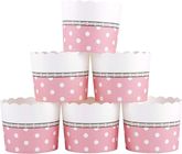 Muffin Cupcake Cases Paper Baking Cups Wrapper in White Dot for Cake Ice Cream Dessert Wedding Birthday Party