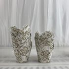 Recyclable Tulip Paper Baking Cups White Brown Molds For Weddings