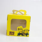Recyclable Cupcake Packaging Boxes Custom Logo Handling Animated Cake Box