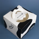 Custom Cow Printed Cardboard Cake Boxes Set 250gsm Thickness
