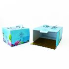 Kraft Paper Cupcake Boxes with Handle and Clear Window Cupcake Box