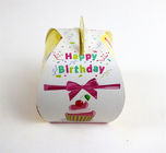 Birthday Cake Colored Cardboard Cake Box  Cupcake Boxes - CUSTOM SIZES