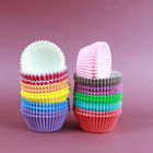 50Pcs/Set Panttern Violet Coloured Muffin Paper Cupcake Cases Baking Cup Cake Case Disposable Cake Baking Paper Cup