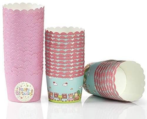 Round Household Oven Birthday Paper Cupcake Baking Cups