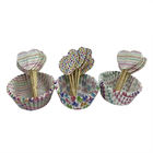 Dessert Greaseproof Muffin Wrapper Cupcake Paper Cups