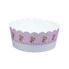 Round Flower Shaped Easy Tear Off Muffin Paper Loaf Baking Pans