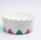 Round Flower Shaped Easy Tear Off Muffin Paper Loaf Baking Pans