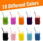 10 Colour Polka Dots Durable Recyclable Paper Drinking Straws